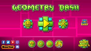 Играю в Geometry dash (1 часть)