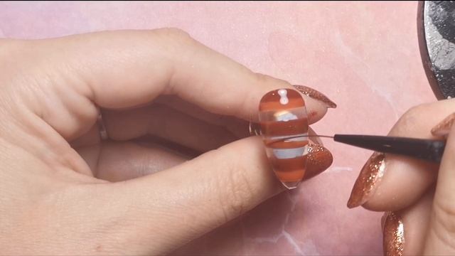 NAIL ART: Autumn Tie Dye & Chrome Stamping смотреть онлайн