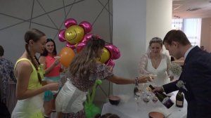 Горка шампанского на нашей свадьбе