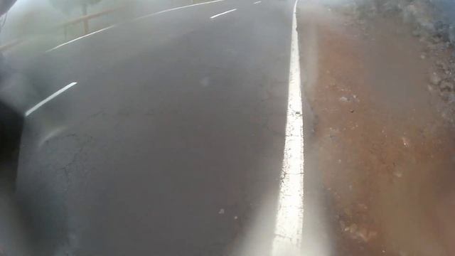 Climbing Teide, Tenerife cycling Cloud at altitude 1400 м. смотреть онлайн