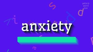 ANXIETY - HOW TO SAY ANXIETY? #anxiety