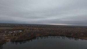 Осенние пейзажи. Красивые и не очень. Полёты над хутором Бобры.