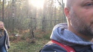 речка Пионерка. Развалины Финской ГЭС. Купание в октябре. Великий Дуб.