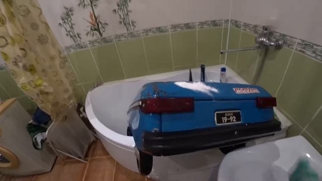 Нашли Педальный Москвич в пункте приема металла!