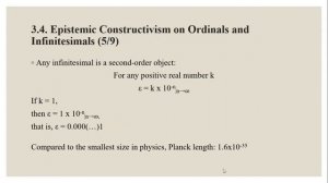 On the Notion of Infinitesimals: An Epistemic-Constructivist Analysis