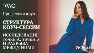 Обучение коучингу _ Урок 23_ Структура сессии. Исследование точки А, точки Б и разрыва между ними
