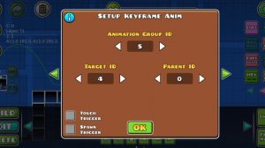 туториал на keyframe geometry dash 2.2 (тутор 2)
