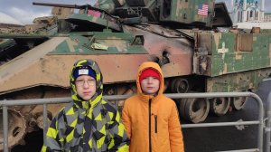 выставка трофейной техники НАТО.