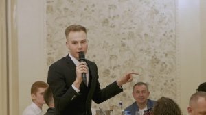 Новогодний корпоратив.🎄🙌 Ведущий Арсений Фролов.