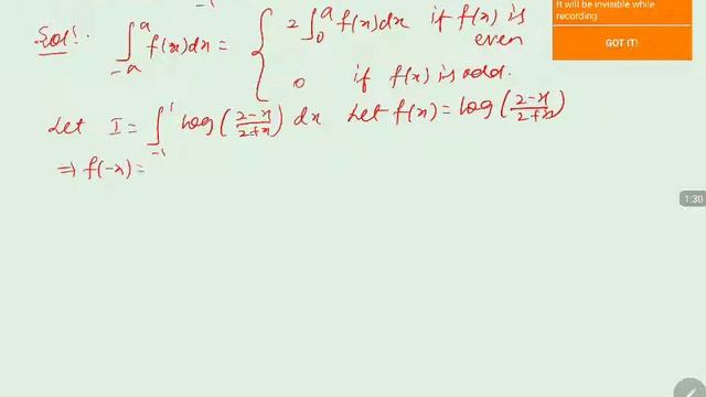 PU 2 | Maths | Definite Integrals | Lecture 04 | Slide 12 | EX 3