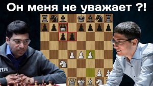 Фирузджа чудит в дебюте против Виши Ананда ｜ Global Chess League 2024 ｜ Шахматы