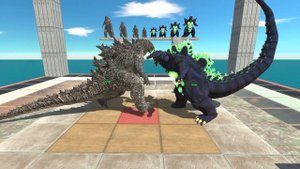 Growing Godzilla 2021 VS Growing Super Godzilla - ARBS