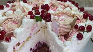Восхитительный Торт с красной смородиной! Нежный, легкий и безумно вкусный!