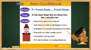 GRAMMAR LESSON : Conditional type 0 and 1