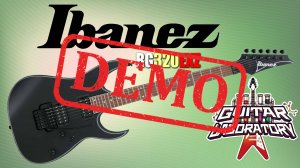 Электрогитара IBANEZ RG320EXZ-BKF - демонстрация звучания