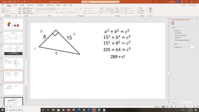 Pythagorean Theorem Tutorial