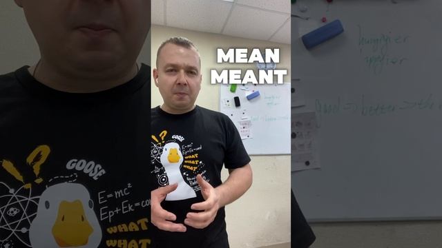 Irregular verbs. Make, mean, meet, put, read смотреть онлайн