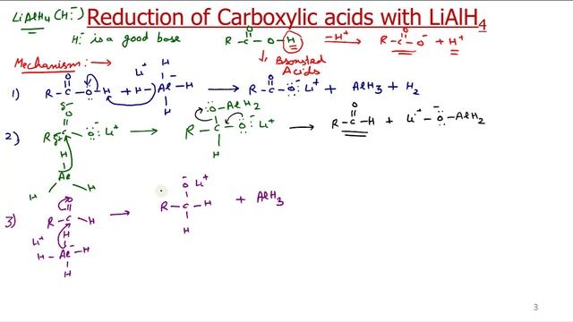|Reduction of #carboxylic acids & #esters to alcohols|#CSIRNET#GATE#Msc#LiAlH4#NaBH4#Bsc#JEE#NEET смотреть онлайн