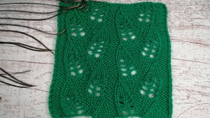 45//Несложный и очень красивый ажурный узор спицами