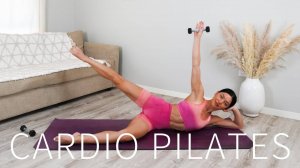 35 MIN CARDIO PILATES || At-Home Full Body Workout - Move With Nicole