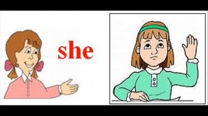 English for children. Personal pronouns