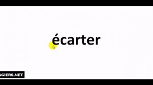 Как произносится  # écarter