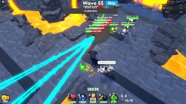 играем в toilet Tower Defence 73ep 1 part!!!! смотреть онлайн