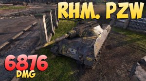 Rhm. Pzw - 2 Фрагов 6.8K Урона - Нелегкий! - Мир Танков