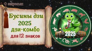 Бусины дзи 2025 для 12 знаков Зодиака и Дзи-комбо в год Деревянной Змеи