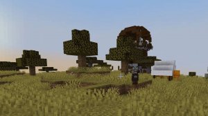 Minecraft - Деревня разбойников и полеты