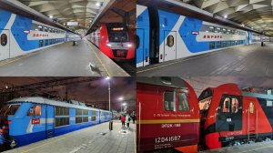 Фотоподборка испытательного поезда Аврора в Москве, Карелия и Ночной Экспресс на линии