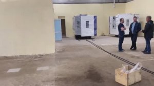 Перестановка станков ЧПУ, для НПФ «Диполь» ООО._ Rearrangement of CNC machines, for NPF _Dipol_ LLC.