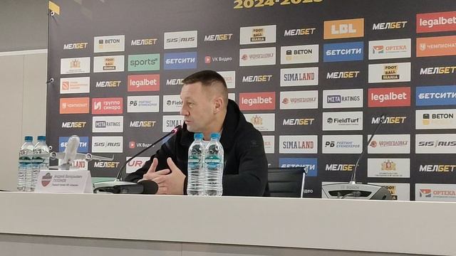 Пресс-конференция тренера Енисей Красноярск  Андрей Тихонов ФК Урал Енисей - АРИЯ ПРАДАНА БУДИАРТО