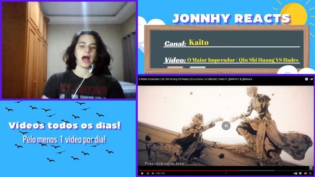 REACT: O Maior Imperador | Qin Shi Huang VS Hades (Shuumatsu no Valkyrie) | Kaito ft.@M4rkim&@Basar смотреть онлайн