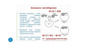 Биология 11 сынып Ферменттердің ингибирленуі 5  сабак