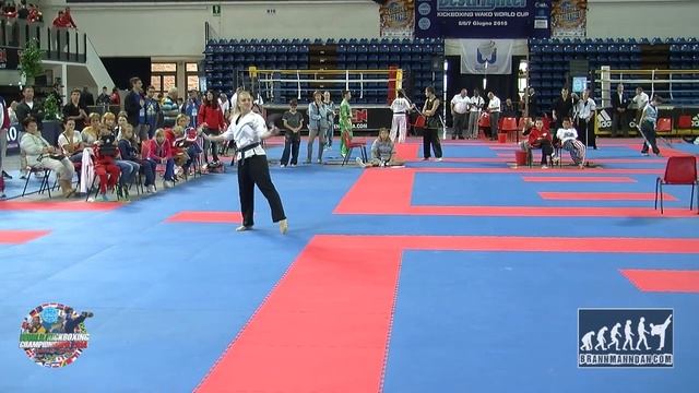 Uliana Shesterikova (RUS) Junior WAKO World Championships 2014 смотреть онлайн