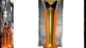 1. Процесс формования стеклотары / Manufacturing process of a glass bottle