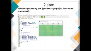 3 урок для исполнителя Чертежник в Кумир. Рисование узоров