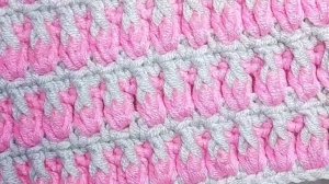 Красивый плотный узор крючком	 - Вязание крючком для новичков