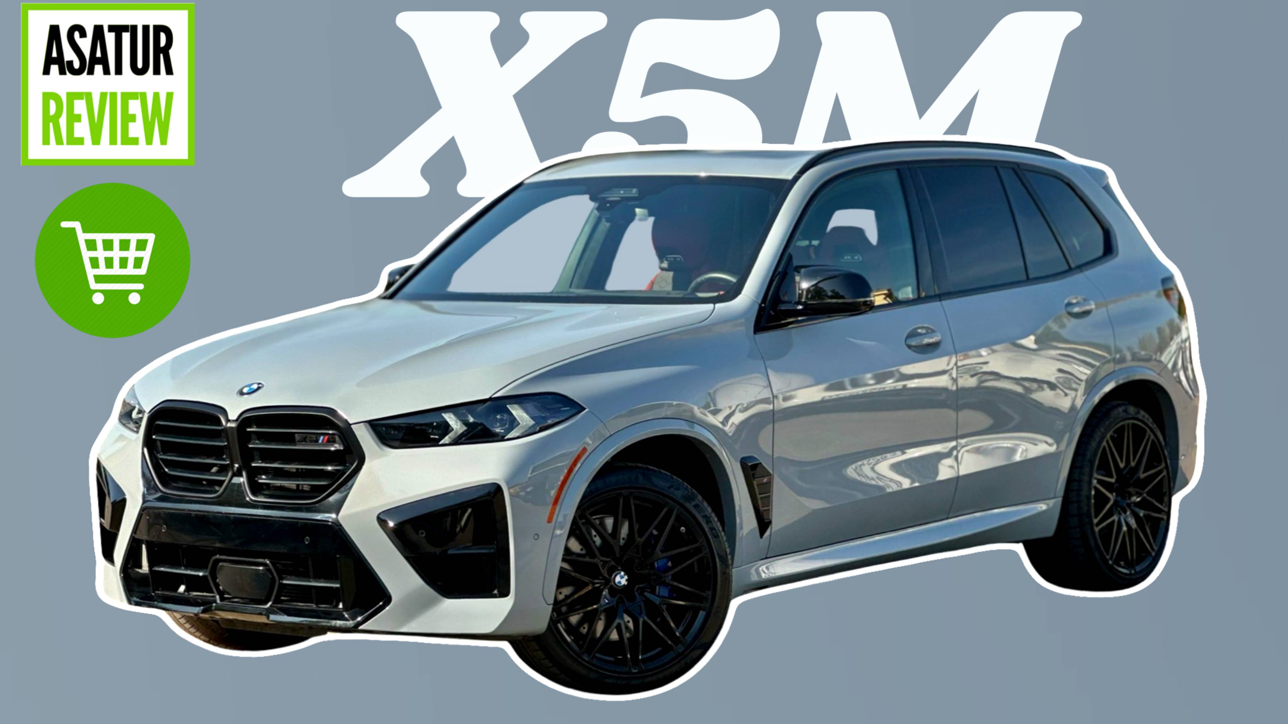 Обзор Эмиратского рестайлингового BMW X5M F95 LCI Competition Brooklyn Grey / Х5М Серый Брклин 2024