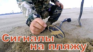 Сигналы на пляжу. Чудесная погода....