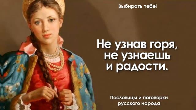 Отборные Русские Пословицы смотреть онлайн