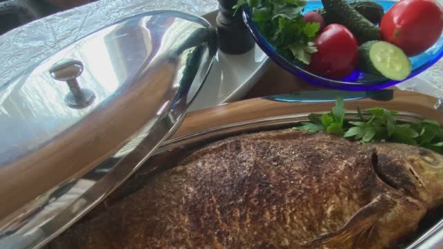 Лещ запеченный в духовке. Просто но вкусно! ПП питание!