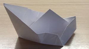 как сделать простую и необычную лодку из бумаги А4