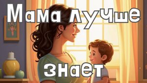 "Мама лучше знает"- песня для детей