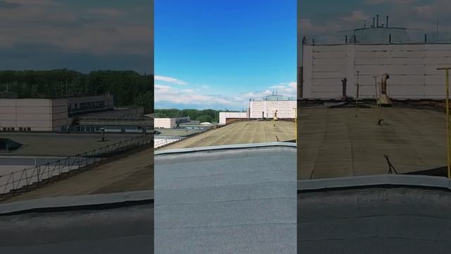 Вид с крыши нашей кочегарки! смотреть онлайн