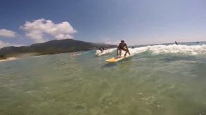 Surfing in Nha Trang|Серфинг в Нячанге - Girls likes ride too!