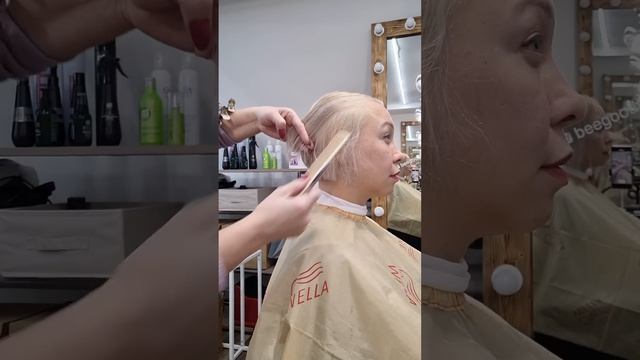 Каре с градуировкой 90° #женскиестрижкиобучение #обучениестрижкамонлайн #обучениестрижкамснуля