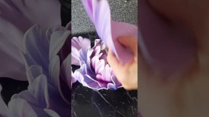 МК Пион из изолона на бокале с подсветкой