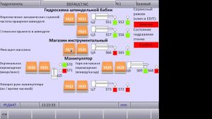 ИР800 Сервисное меню для управления гидропанелью